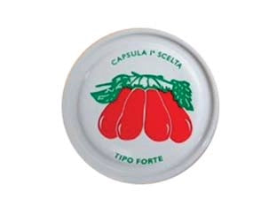 TAPPO PER VASO TWIST-OFF CON POMODORO- - ø mm.82 - 100 pezzi