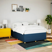 Giroletto senza Materasso Blu 140x190 cm in Tessuto