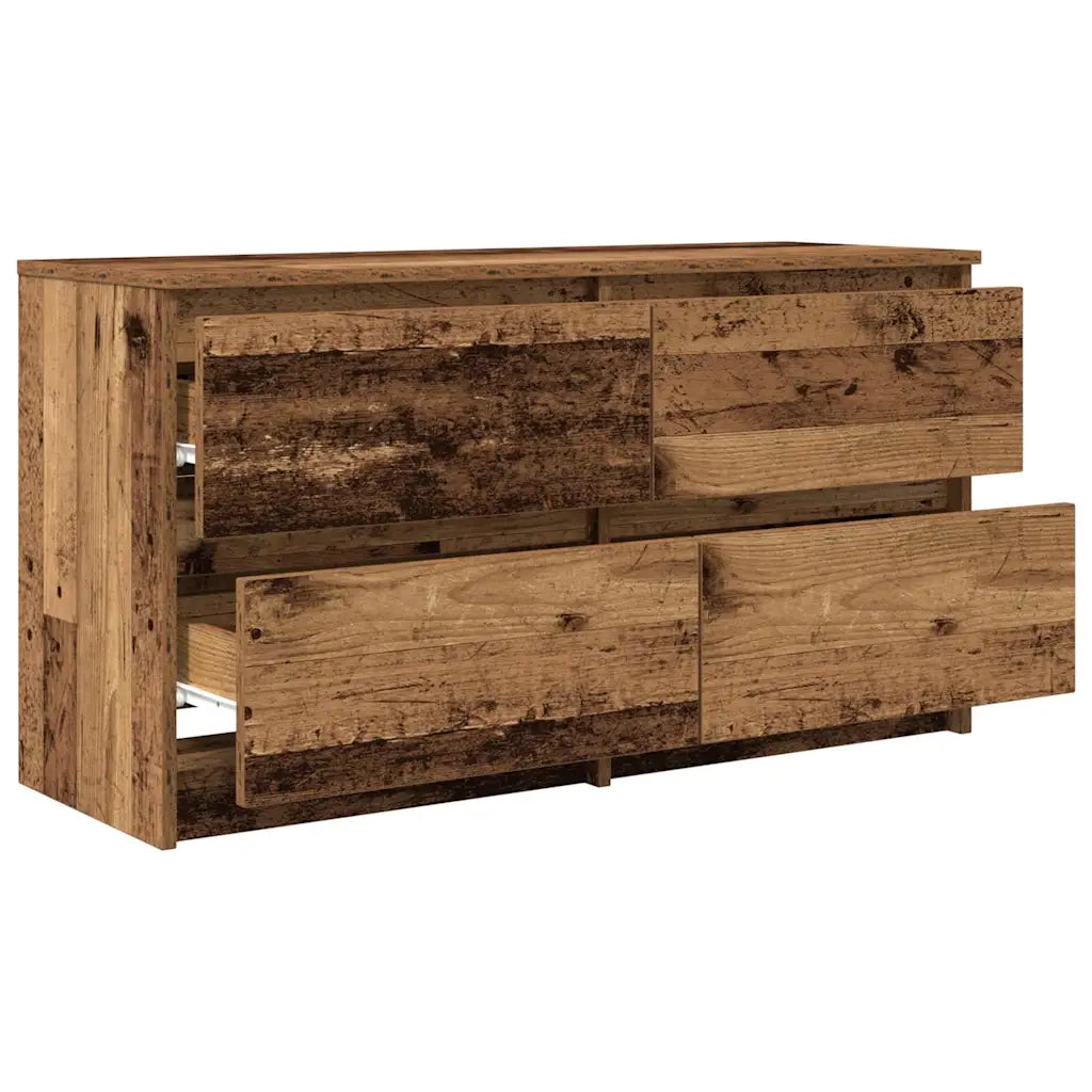 Mobile TV | Armadietto TV | Mobile Porta TV Legno Antico 100x35x54 cm in Legno Multistrato