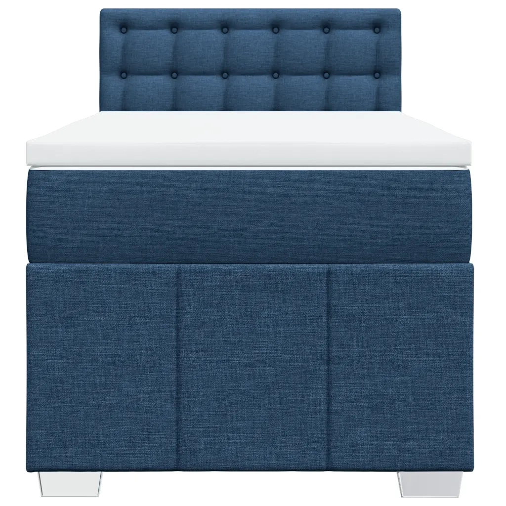 Giroletto a Molle con Materasso Blu 90x200 cm inTessuto 3286971