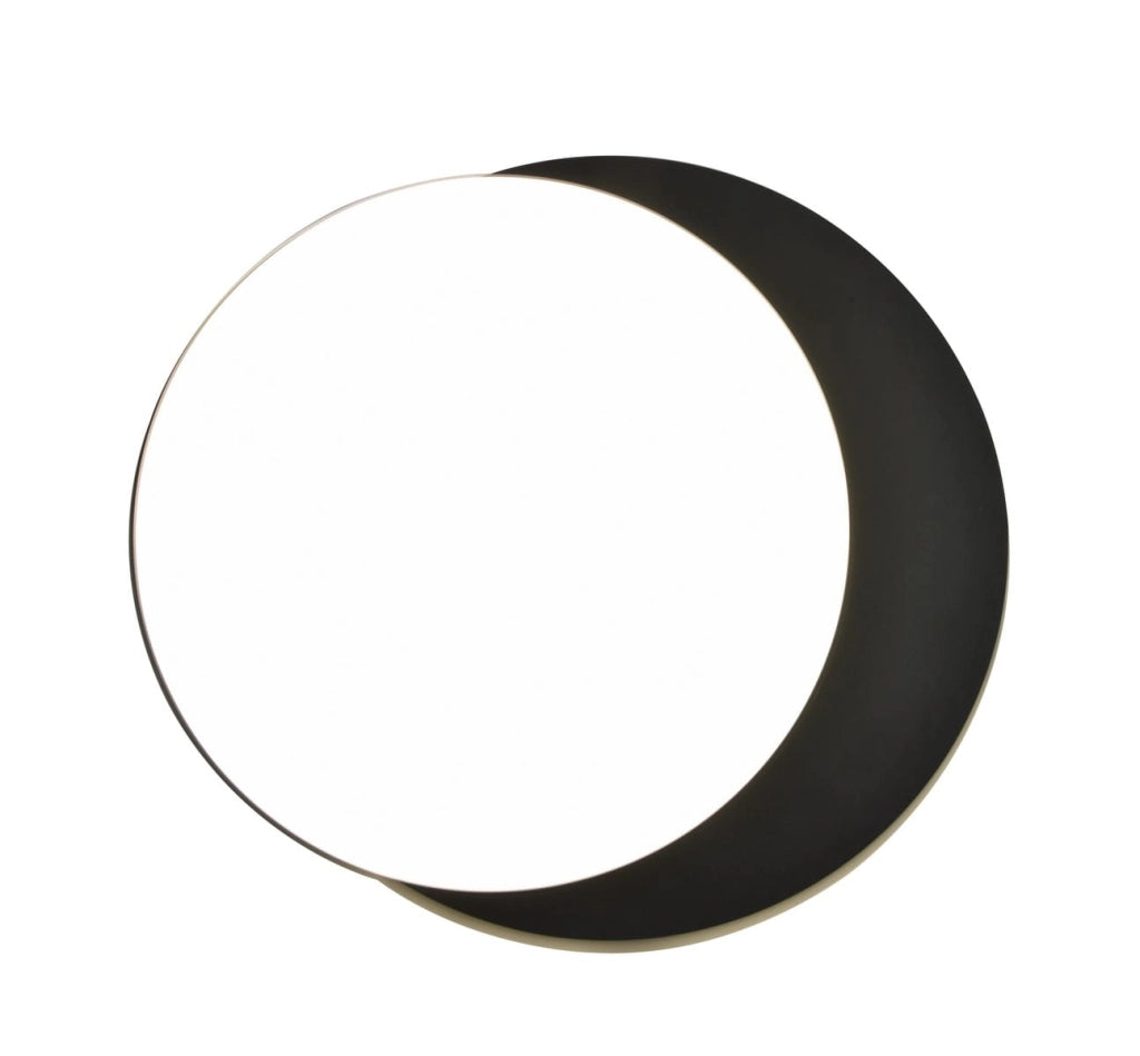 Plafoniera LED esterna Lutec Goleta nera 24,3W IP44