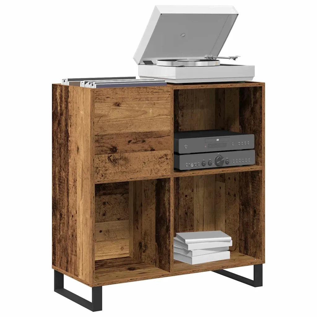 Mobile porta vinili Legno vecchio 84,5 x 38 x 89 cm 862914