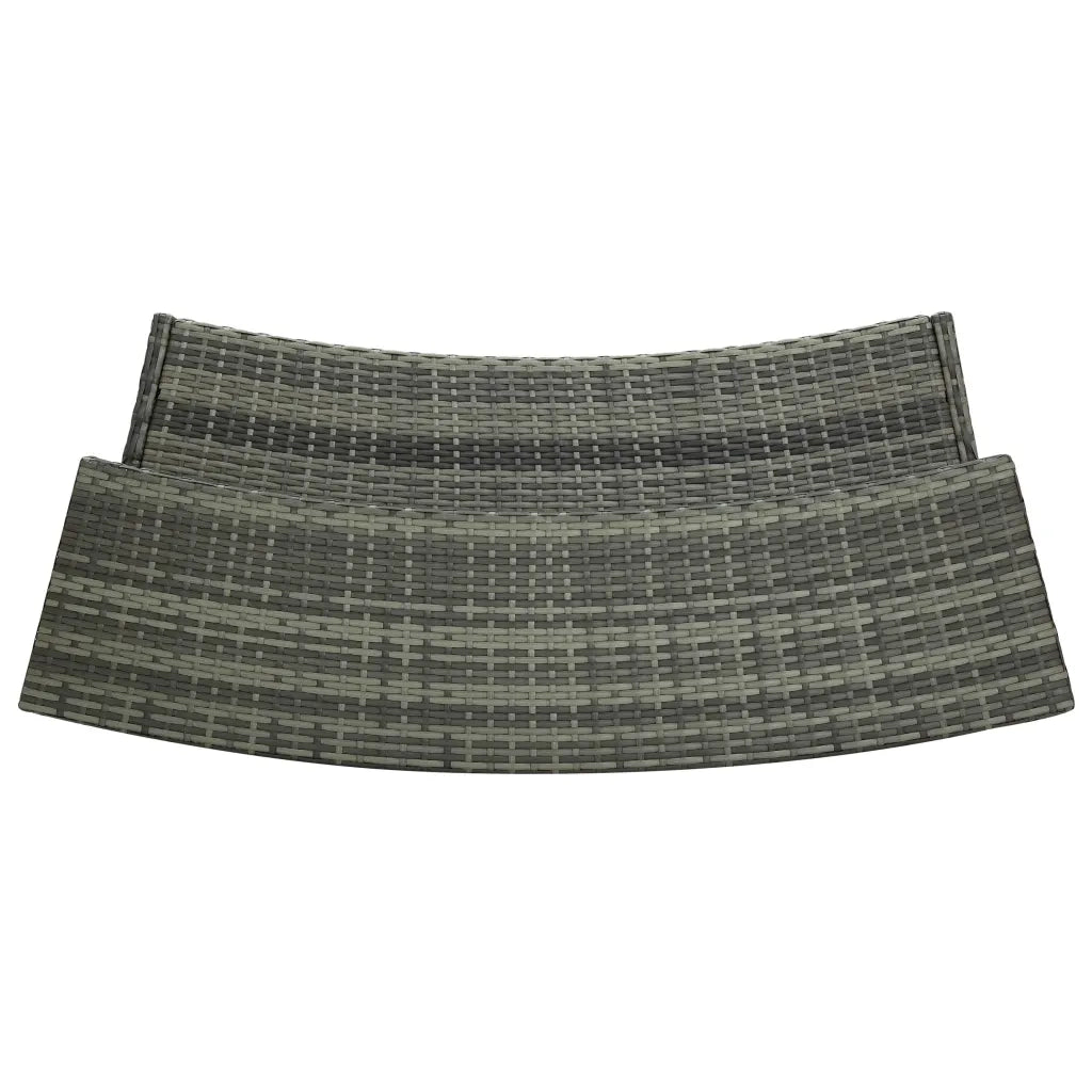 Set Bar da Giardino 5 pz | Set Salotto da Giardino con Cuscini Grigio