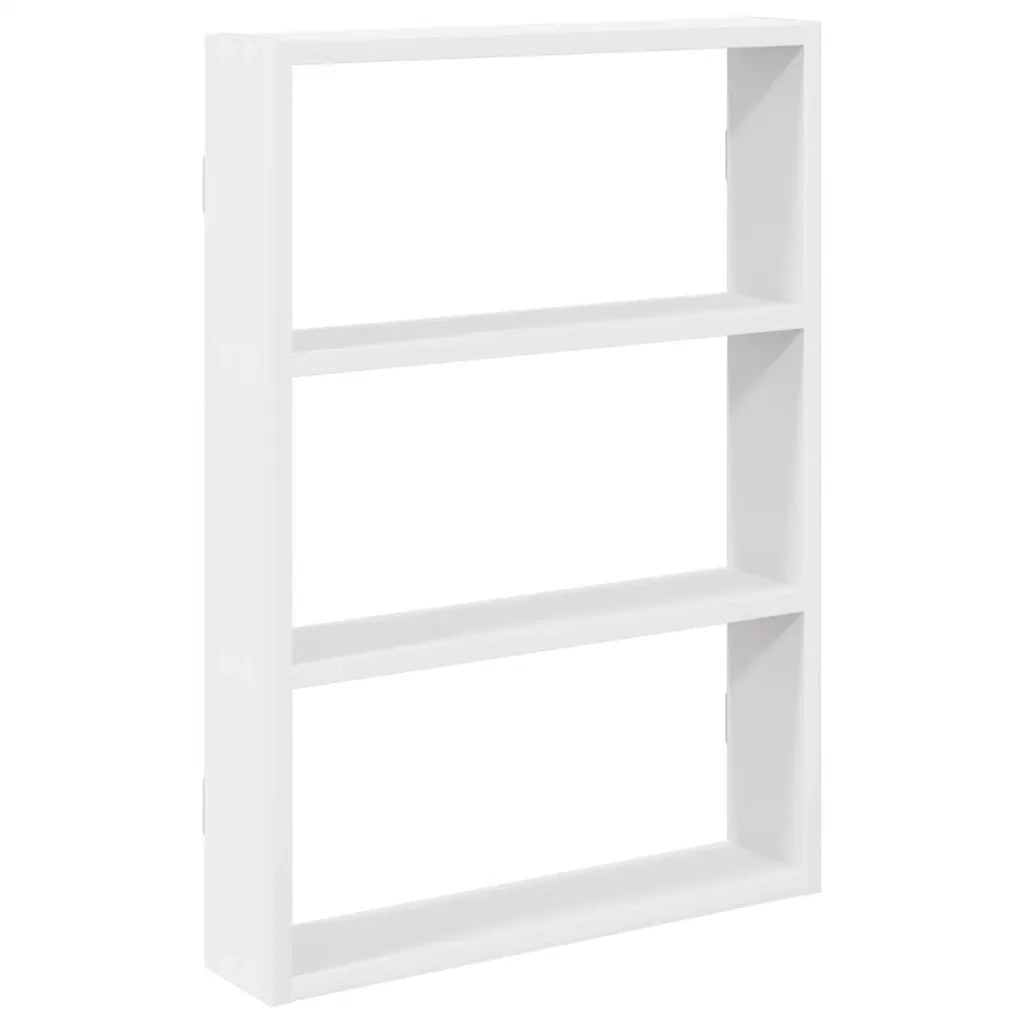 Scaffale a Parete Bianco 43x9x60 cm in Legno Multistrato 860049