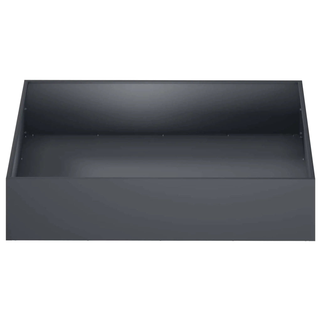 Vaso da giardino Antracite 80 x 80 x 20 cm 8005012