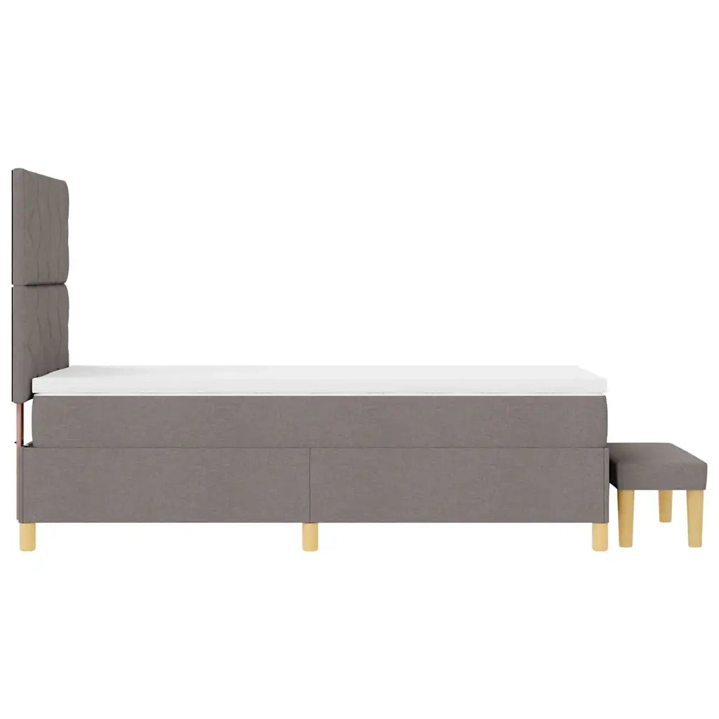 Letto a molle con materasso Talpa 90 x 200 cm Tessuto 3344349