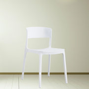 Sedia diaspro polipropilene 46x51x74 cm bianco
