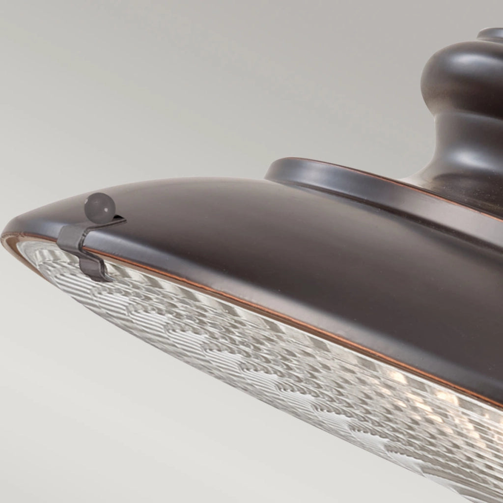 Lampada sospesa esterna classica bronzo E27 60W Feiss