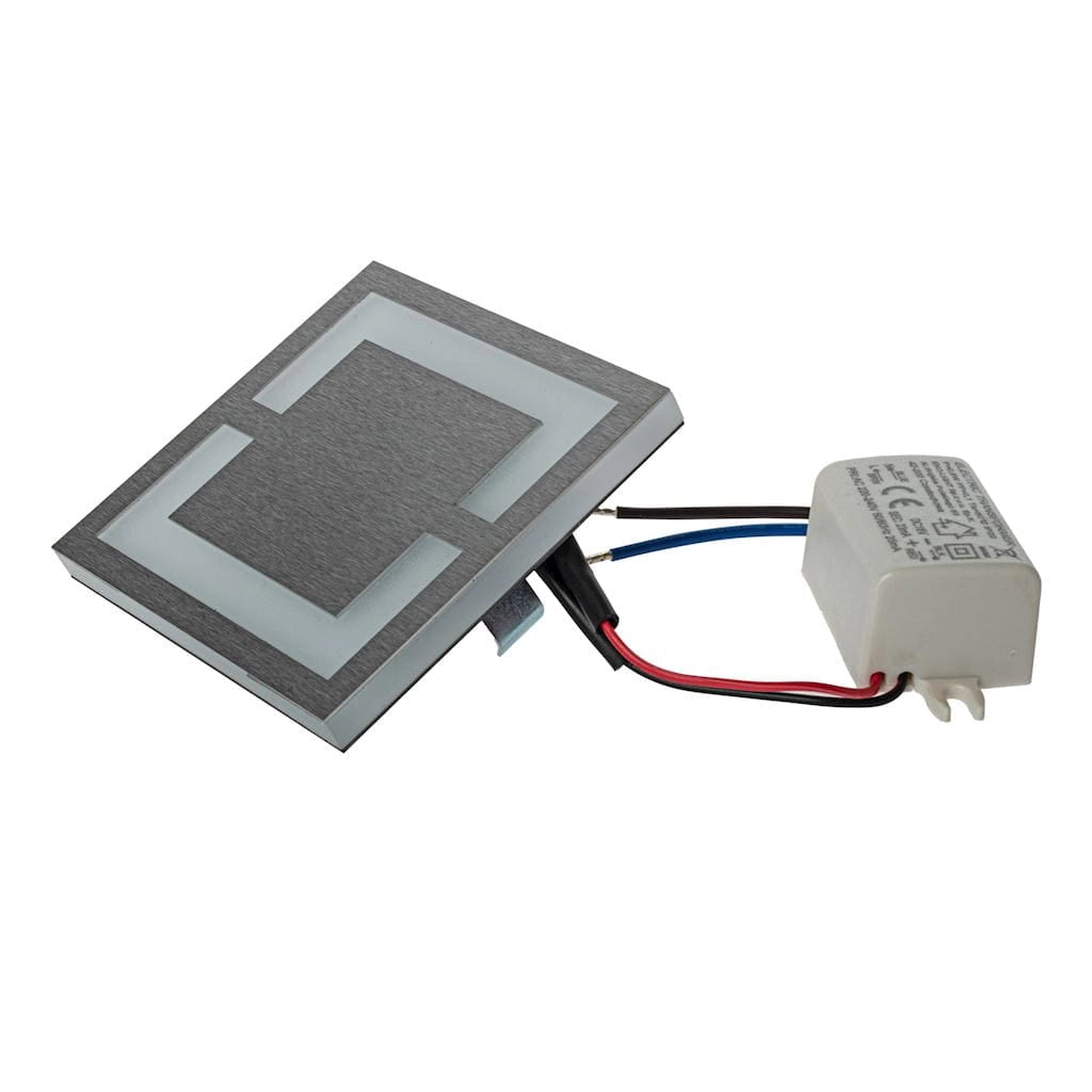 Segnapasso LED incasso quadrato QUADRO Eko-Light 0,6W 3000K