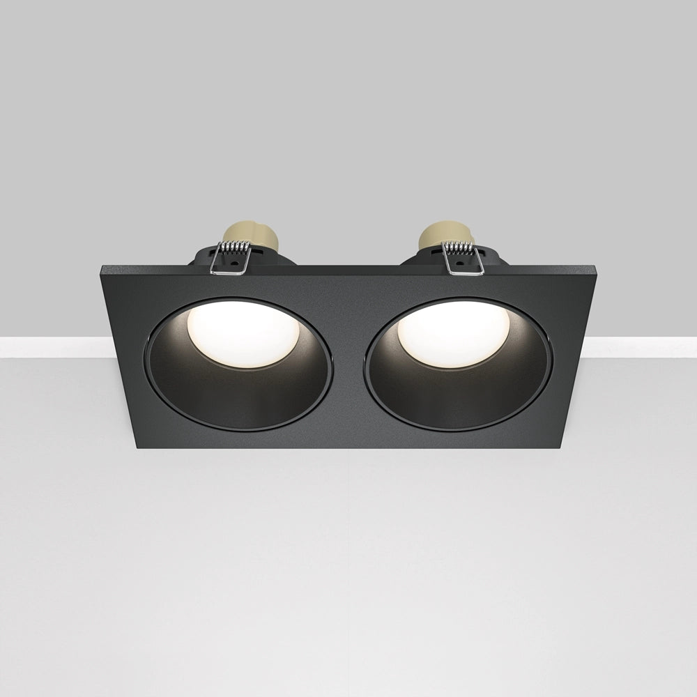 Faretto incasso soffitto Maytoni Zoom 2xGU10 IP65 nero