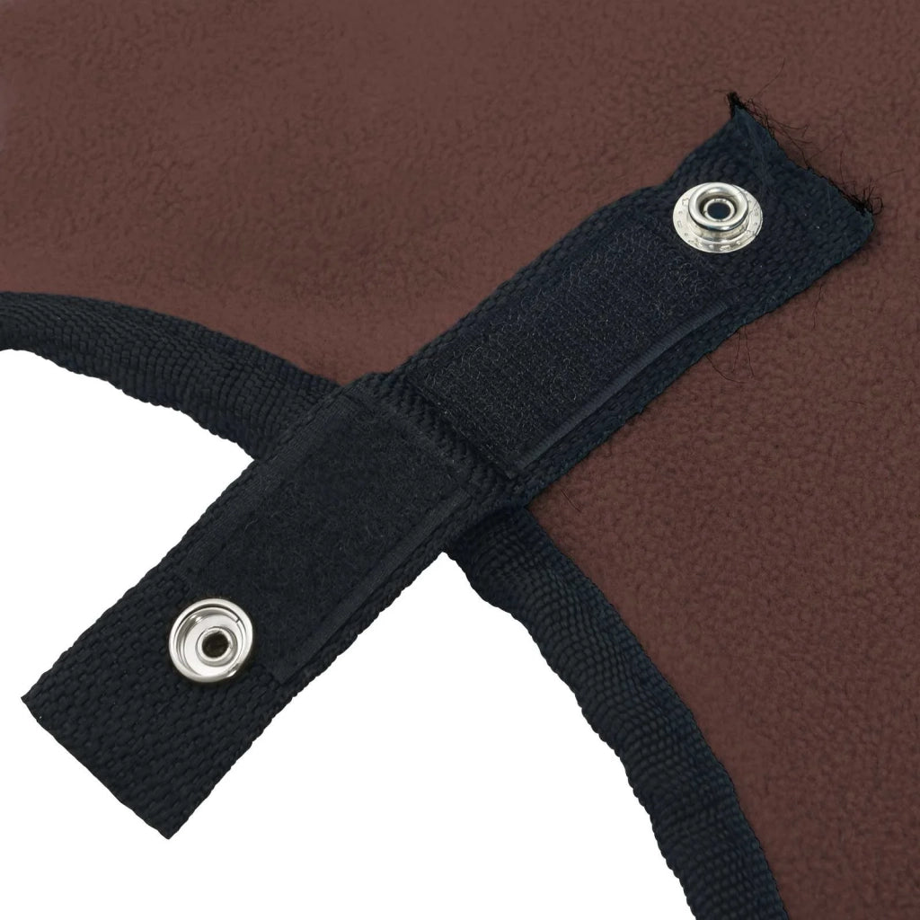 Coperta per Cavalli Marrone Scuro Completo 135 cm Poliestere 42013273