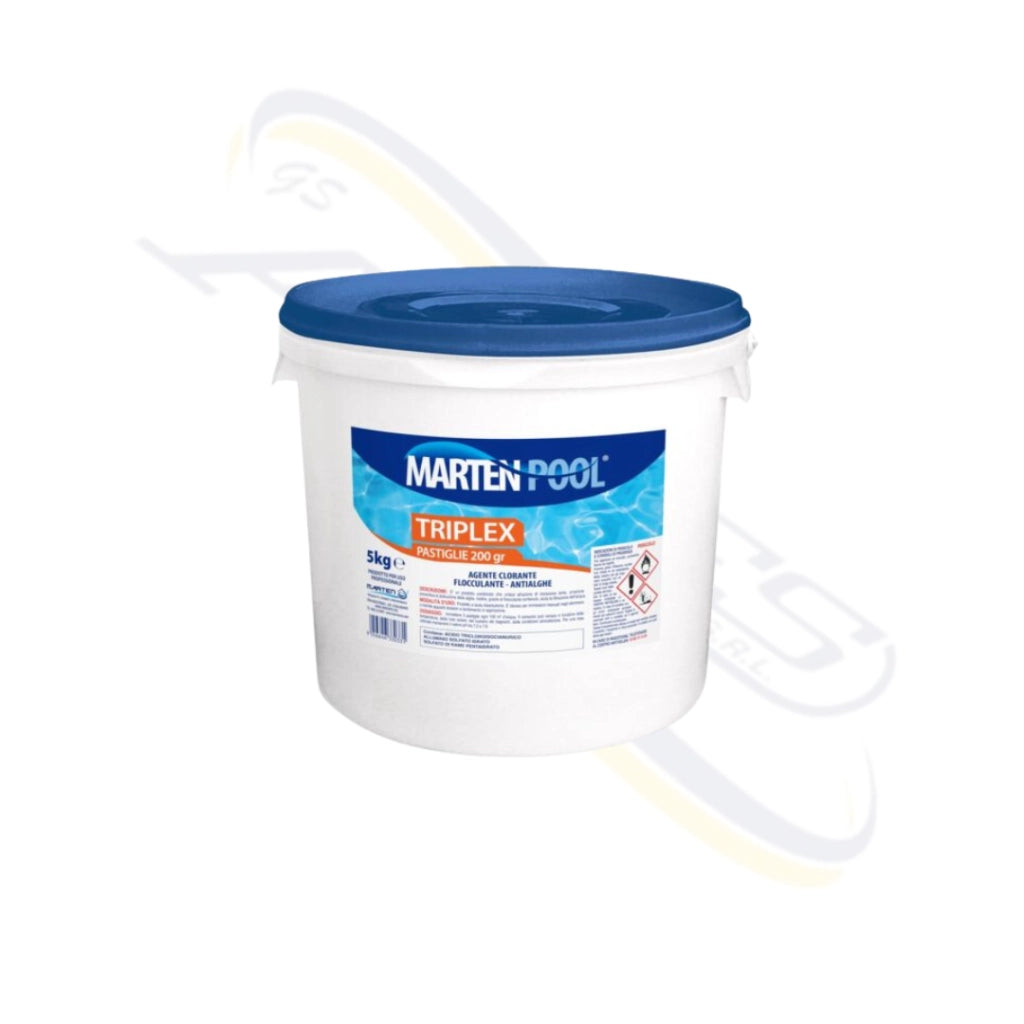 TRIPLEX PASTIGLIE DA 200GR MARTEN POOL CHILOGRAMMI: 5 KG