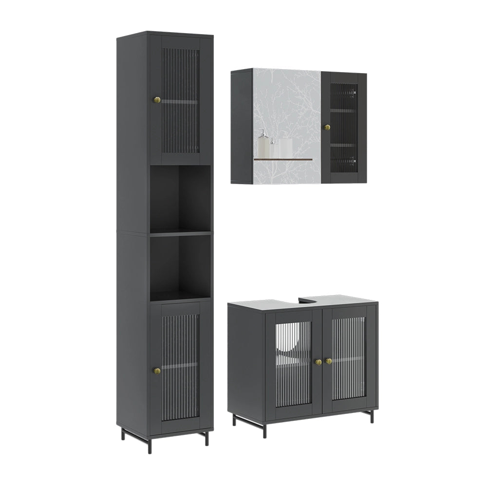 Vicco  Grigio 3 parti con colonna