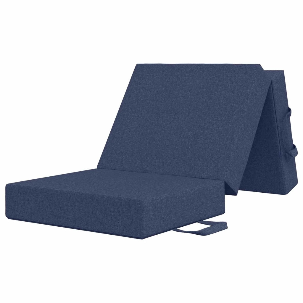 Divano Letto Pieghevole 90 x 63 x 45 cm Blu 900153