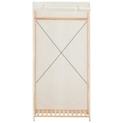 Armadio Bianco 79x40x170 cm in Tessuto 248192