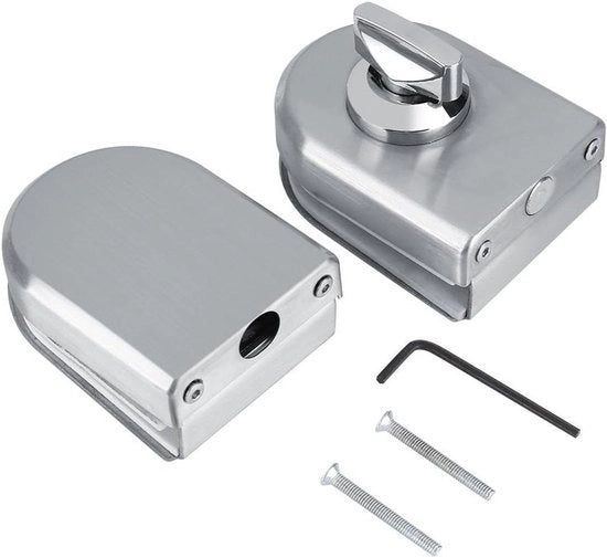 RVS Deurslot di Sicurezza con Rotatoria con Chiusura per 10~12 mm