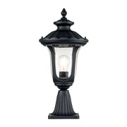 Lampione esterno nero classico E27 60W Chicago Elstead