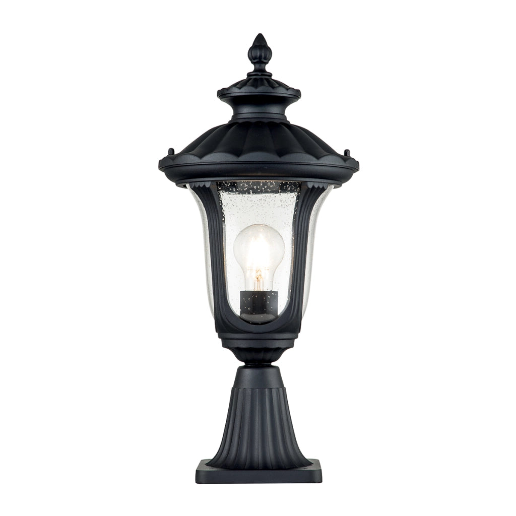Lampione esterno nero classico E27 60W Chicago Elstead