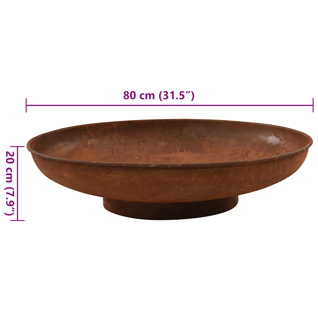 Braciere 80 cm in Acciaio 313345
