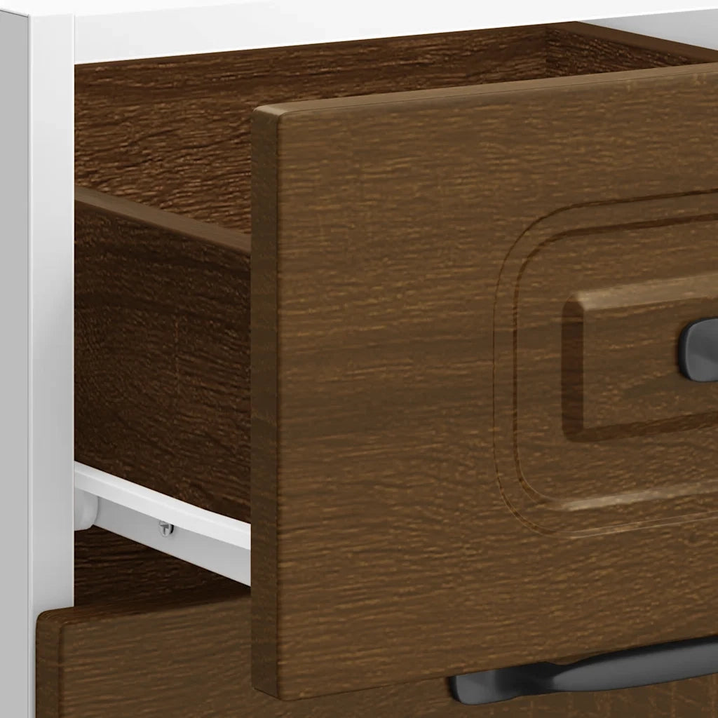 Base da Cucina Kalmar Rovere Marrone in Legno Multistrato 854247