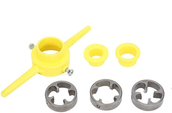 Set di Forme a Spirale - Fattore di Cavo in PVC - Testa Rotonda - Standard di Cavo NPT - 1/2", 3/4", 1" - Materiale Duraturo - Puntaspilli per Tubi