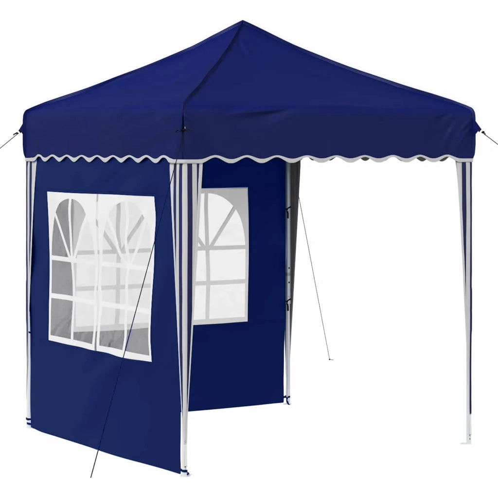Tenda per feste a pop-up-Gazebo Blu 195 x 195 x 245 cm Tessuto Oxford 907612