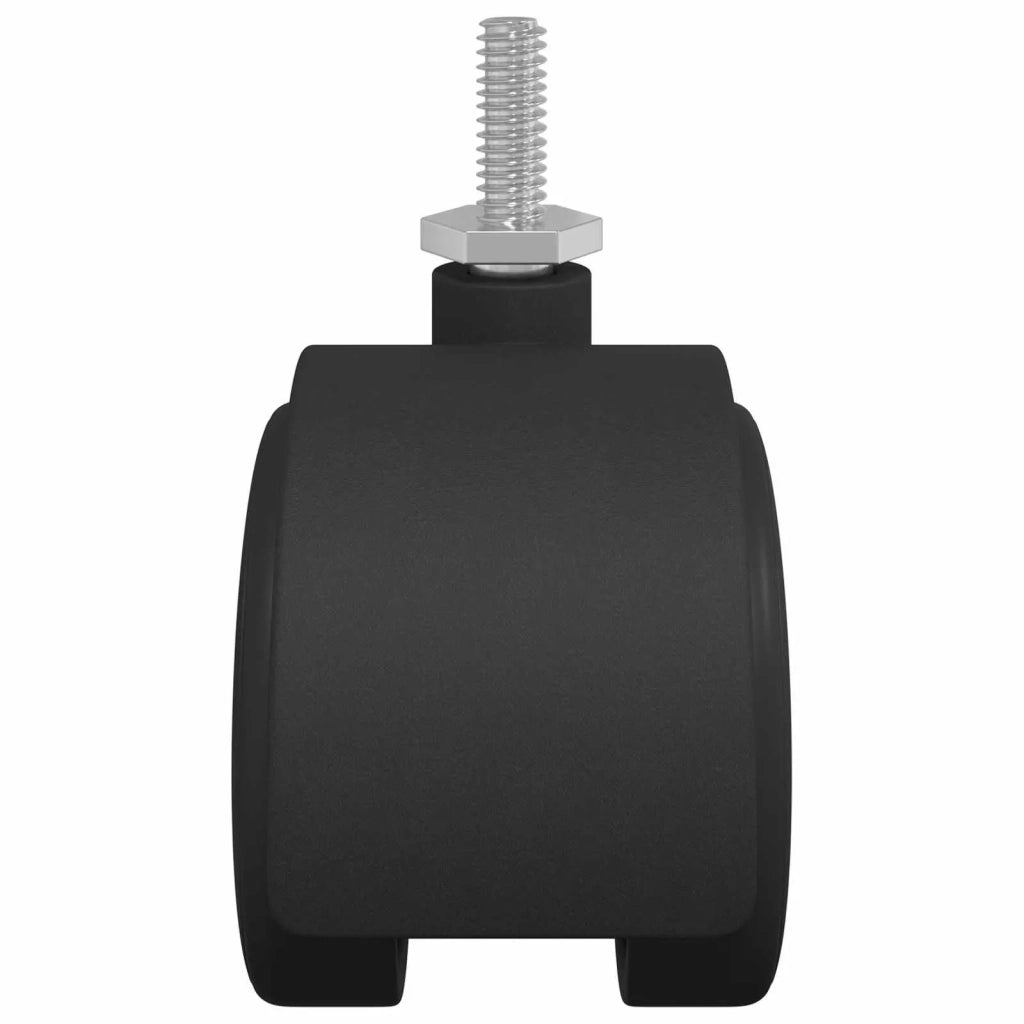 Ruote 2 pcs Nero 40,1 x 37,8 mm PP e Ferro 864776