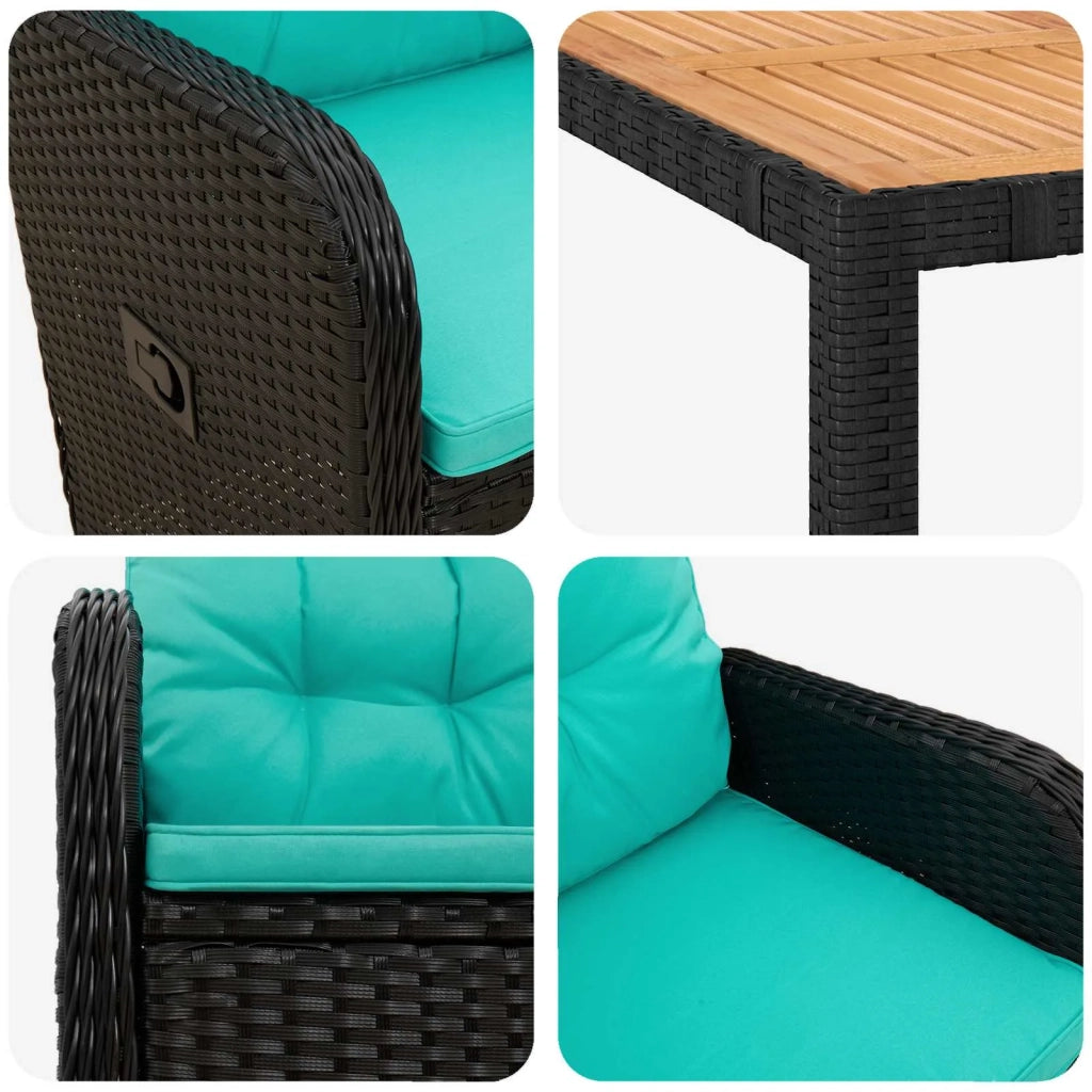 Set da pranzo per esterni 3 pz 3422266