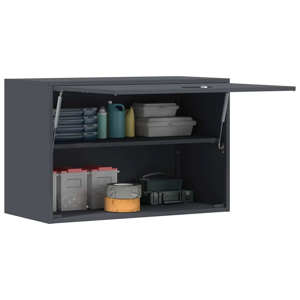 Armadio a muro per garage Antracite 80 x 40 x 53 cm 883266