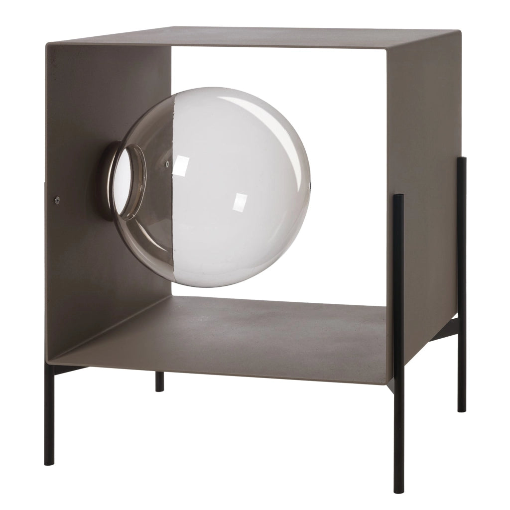 Mobile da soggiorno di design Globe piccolo Giada,base nera