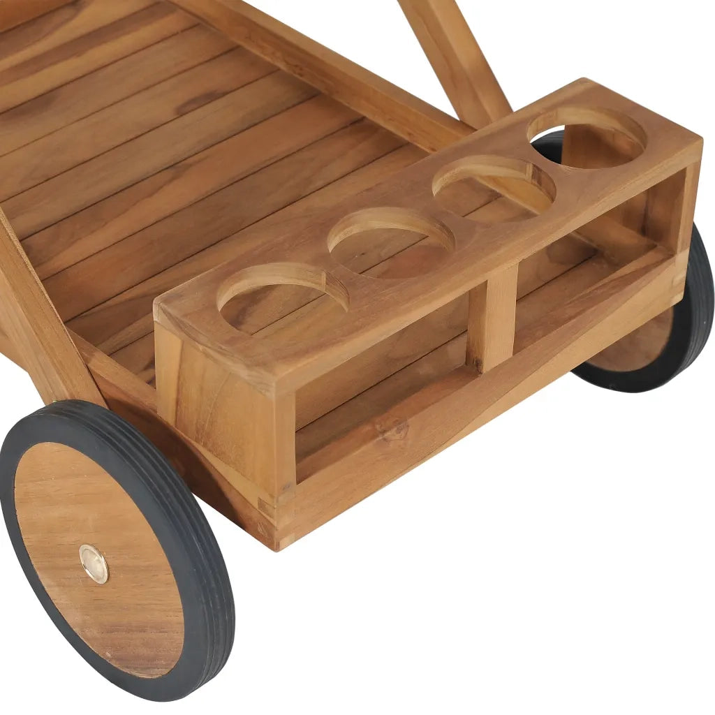 Carrello da TÃ¨ in Legno Massello di Teak cod mxl 55535