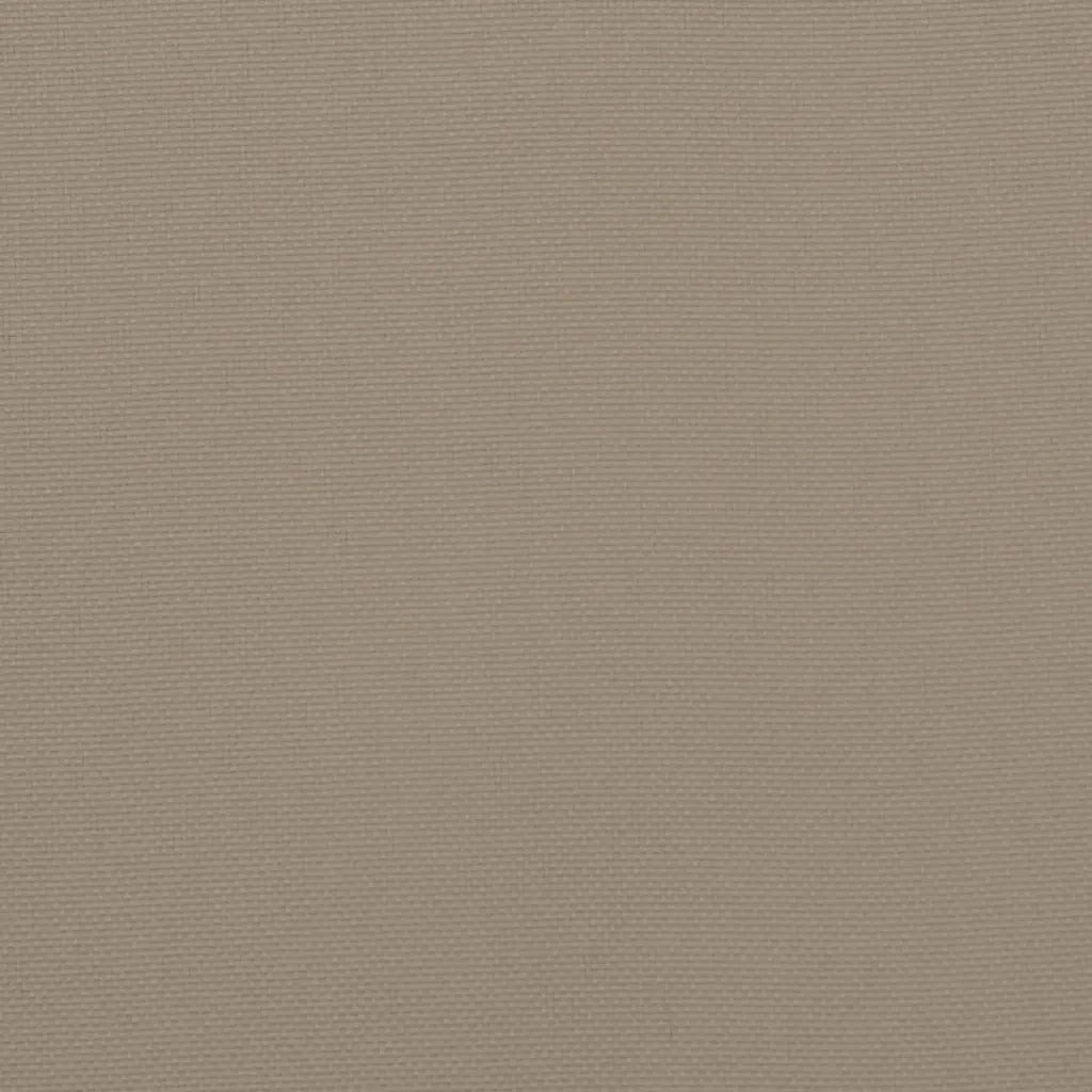 Cuscini per Divano 4 pz Tortora 40x40 cm in Tessuto 360367