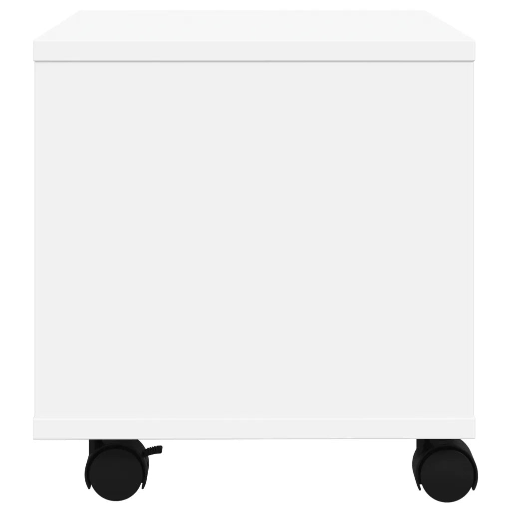 Supporto per Stampante con Ruote Bianco 41x32x34,5 cm 840611