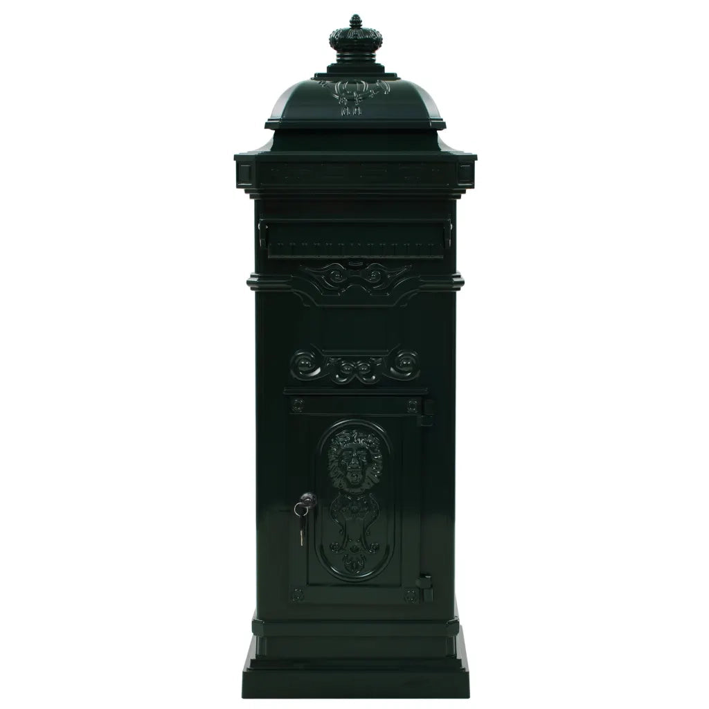 Cassetta della Posta in Alluminio Inossidabile Vintage Verde 43890