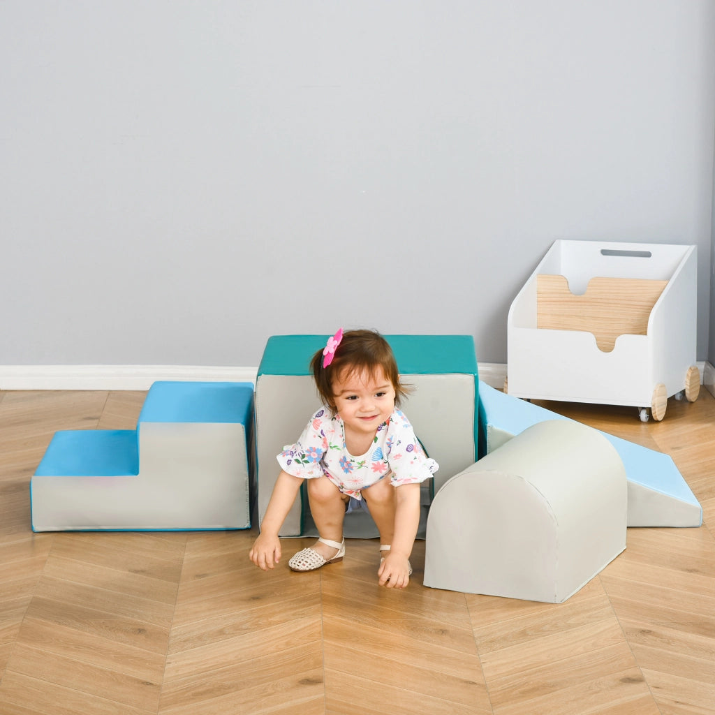 Blocchi da costruzione in schiuma morbida per bambini ¨C Minimal ¨C grigio chiaro