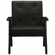 Poltrona Nera in Vera Pelle 247642