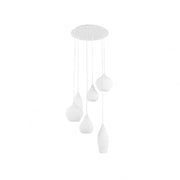Lampada A Sospensione Soft Sp6 Bianco Ideal-Lux