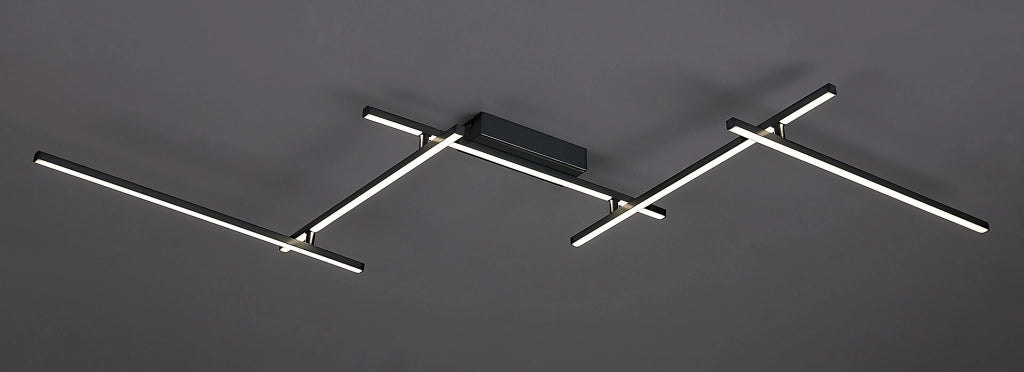 Plafoniera LED Rabalux Negan 40W argento 178cm 4000K