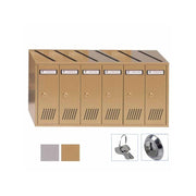 Casellario Vert 6P Acc Silver 31-706 Silmec
