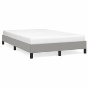 Letto matrimoniale | Letto per adulti | Giroletto senza Materasso Grigio Chiaro 120x190 cm in Tessuto