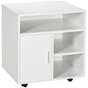 Scrivania con cassetti e scaffale ¨C Zephmum ¨C Bianco 90x50x75 cm