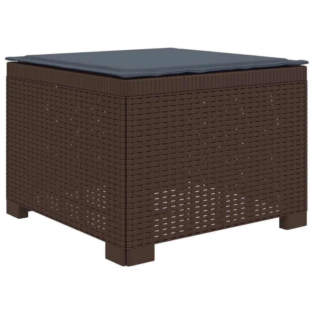 Divano da giardino 4 posti con cuscini aspetto rattan PP 3443933