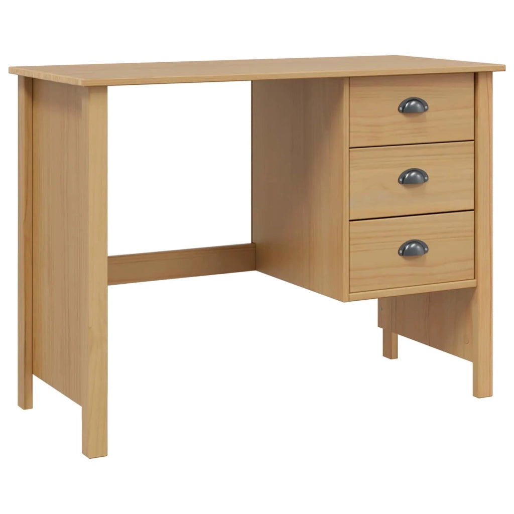 Scrivania con Cassetti HILL Marrone miele 100 x 45 x 74 cm 42025038