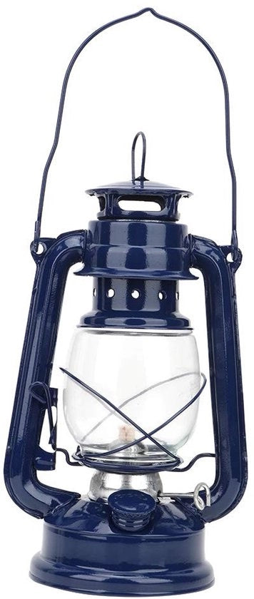 Lampada a Olio Vintage - Torcia da Storia - Lampada a Kerosene - Robusto Acciaio - Decorazione per Interno/Esterno - Atmosfera Calda/Benvenuta