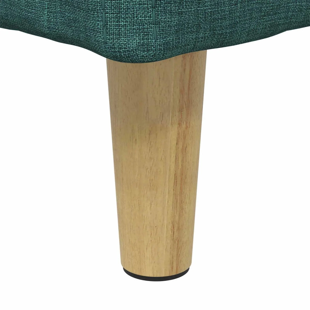 Pouf contenitore Verde Scuro 40 x 40 x 45 cm Tessuto 876806