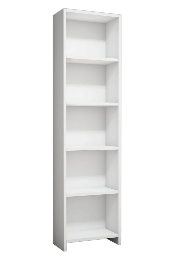 Libreria in legno "Barkin" - 40 x 19 x 150 cm - Bianco