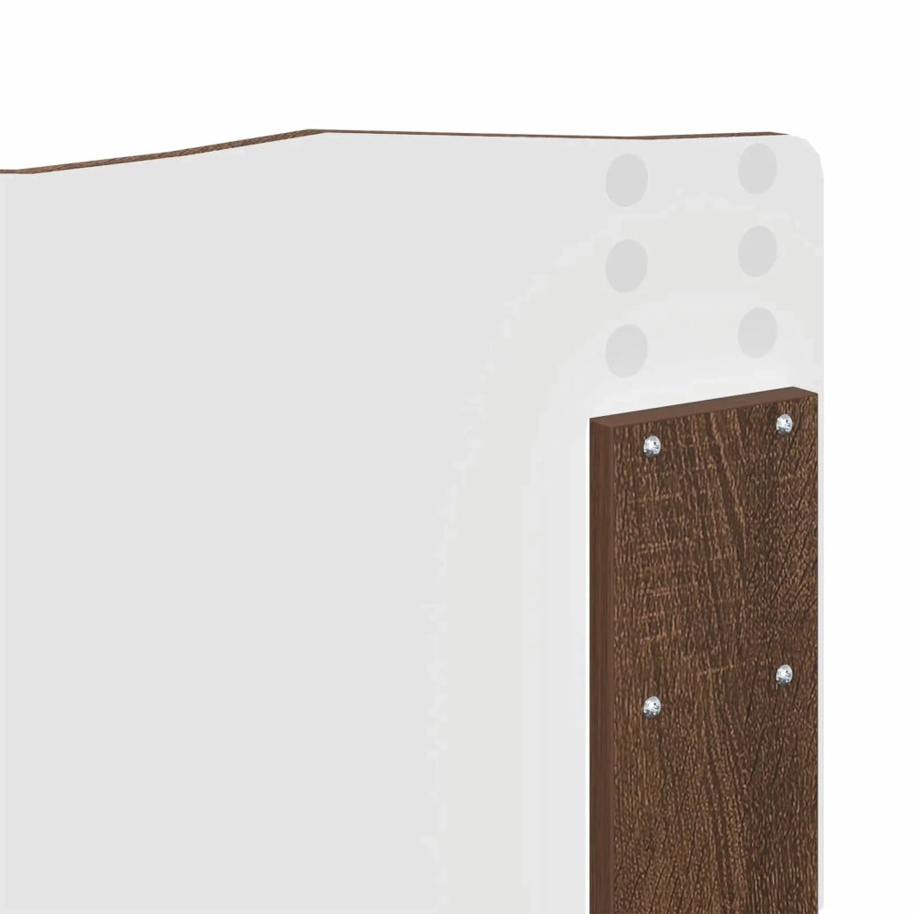 Testiera Rovere Marrone Legno ingegnerizzato 888657