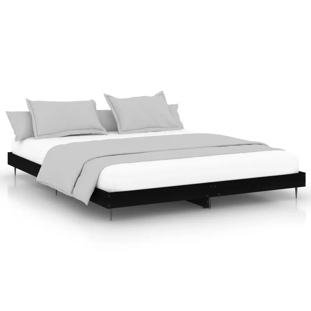 Giroletto Nero 200x200 cm in Legno Multistrato 832214