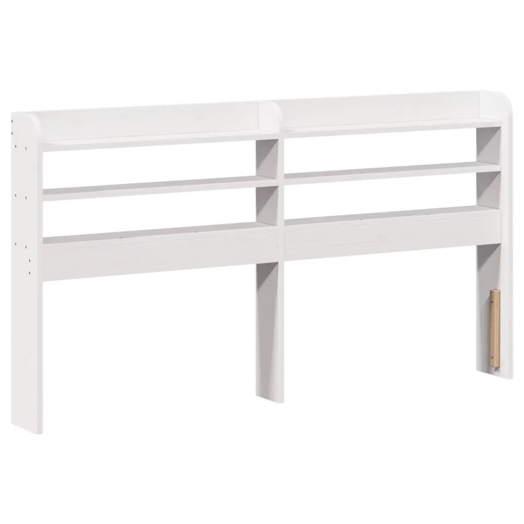 Letto senza Materasso-Struttura Letto Bianco 160x200 cm Legno Massello di Pino 185765