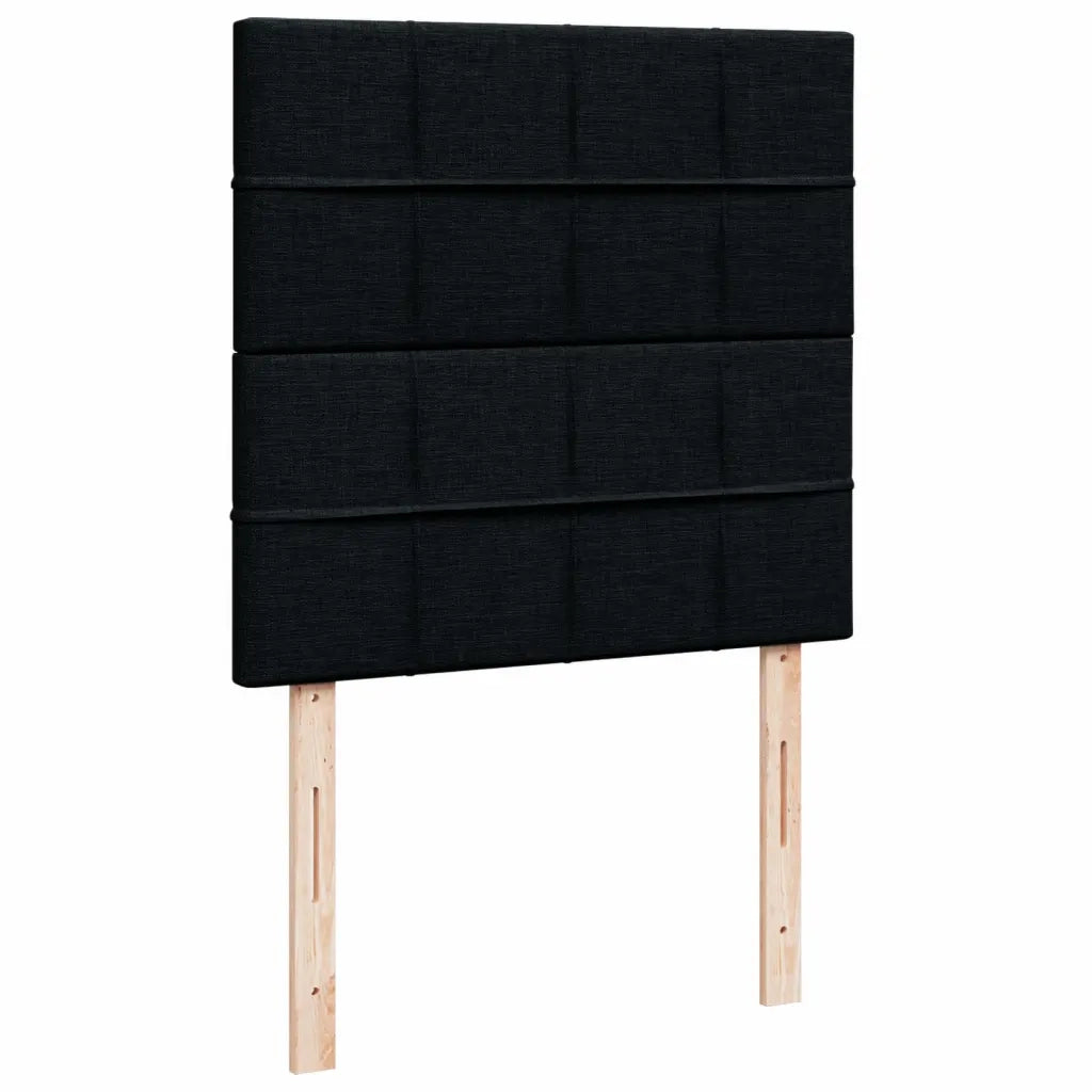 Giroletto a Molle con Materasso Nero 80x200 cm inTessuto 3293409